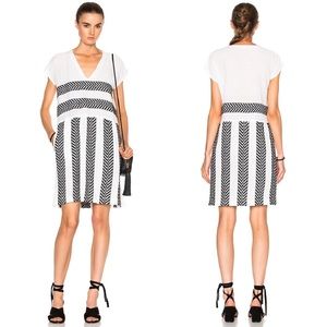 Lemlem Black and White Freya Shift Dress